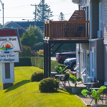 Motel Le Point De Vue La Malbaie Exterior foto