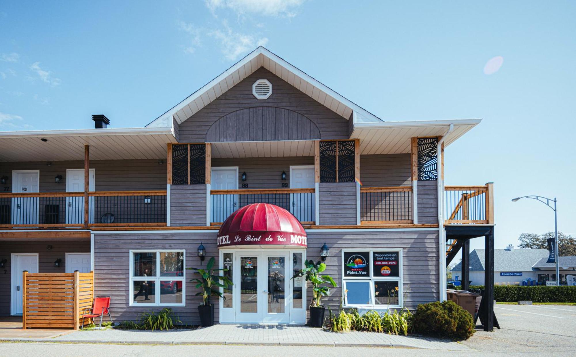 Motel Le Point De Vue La Malbaie Exterior foto